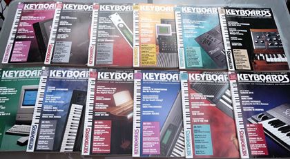 various-36x Keyboards magazines 1989-1991